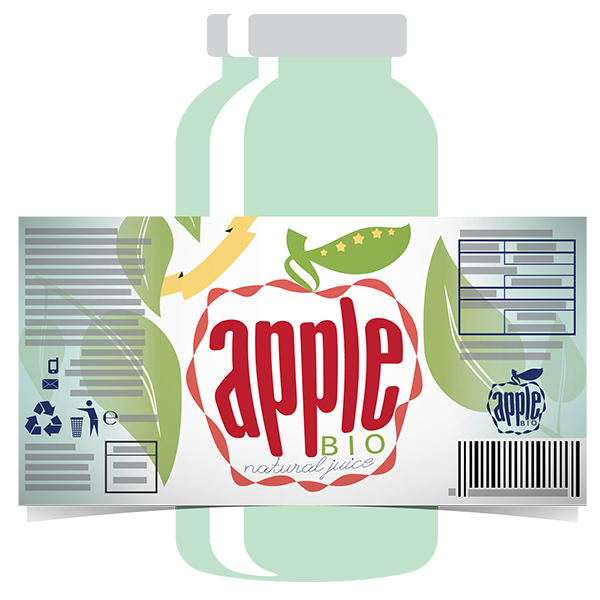Apple jar label