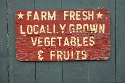 farm fresh locally grown vegetables and fruits