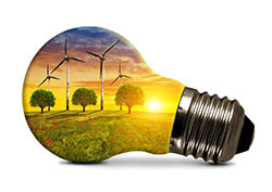 Sustainability 2017 light bulb shape