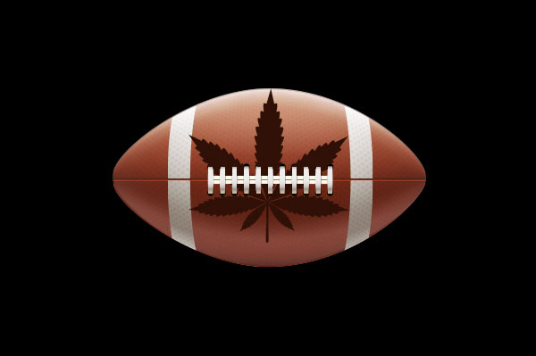 cannabis leaf foodball